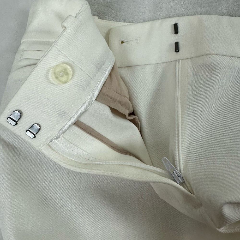 White House Black Market Women's Size 8 Dressy Bermuda Shorts Classic White New - Picture 5 of 14